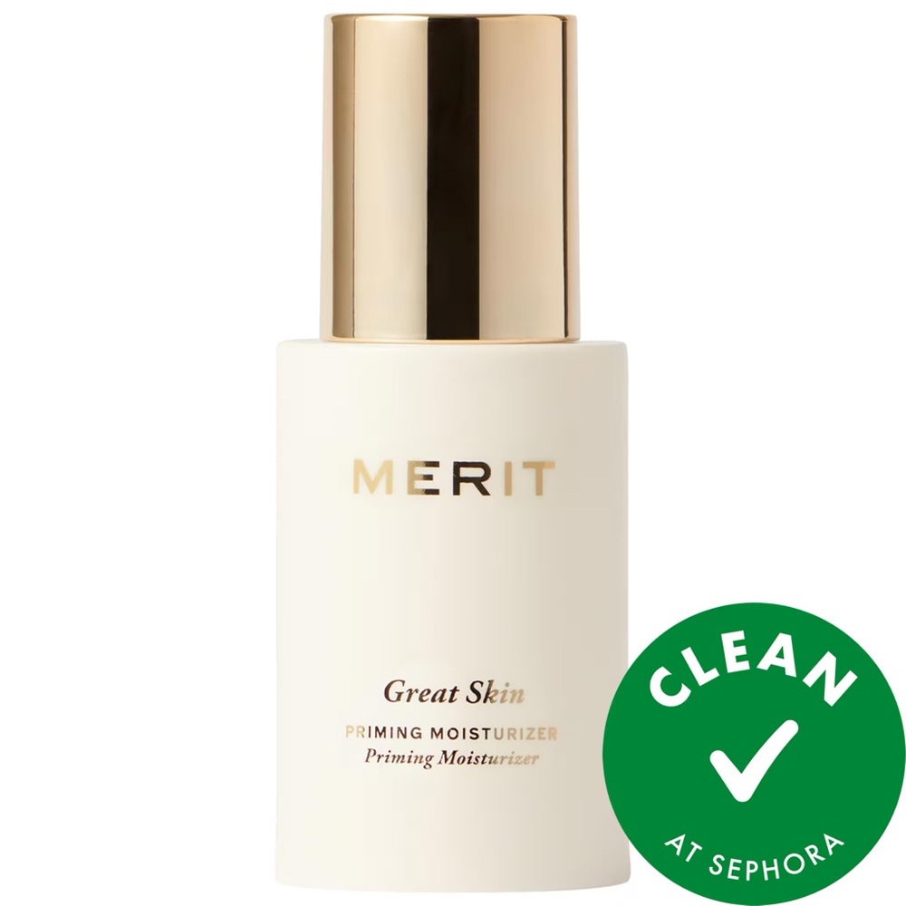 NWT MERIT Great Skin Priming Moisturizer + SATCHEL!